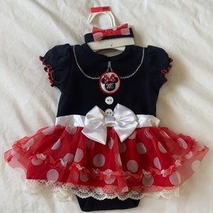 6 month baby Minnie Mouse costume